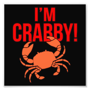 Foto Eu sou Crabby Caranguejos Mariscos Caranguejo Cara