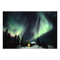 EUA, Alasca, Chena Hot Springs. Aurora