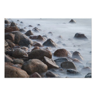 Foto EUA, Nova York, East Hampton. Ondas do oceano em