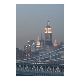 Foto EUA, Nova York, Vista da Ponte de Manhattan,