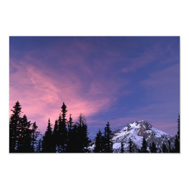 Foto EUA, Oregon, Monte Hood a partir de Timberline (Frente)