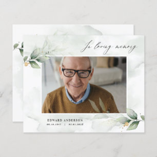 Foto Eucalyptus elegante no funeral da memória amo