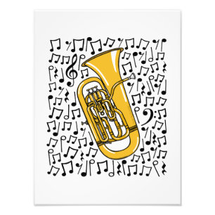 Foto Euphonium Musical Notes Brass Musical