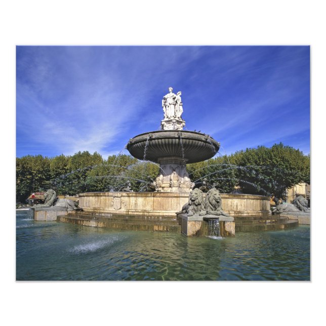 Foto Europa, França, Aix-en-Provence. Fonte de (Frente)