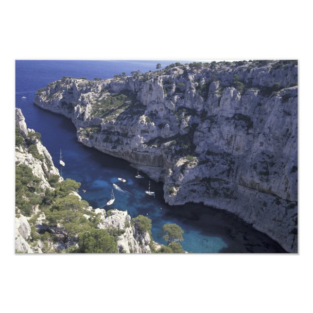 Foto Europa, França, Provença, Calanques. Calcário (Frente)