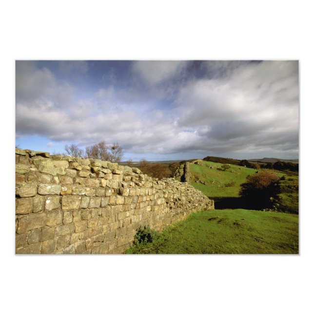 Foto Europa, Inglaterra, Northumberland. Muro de Adrian (Frente)
