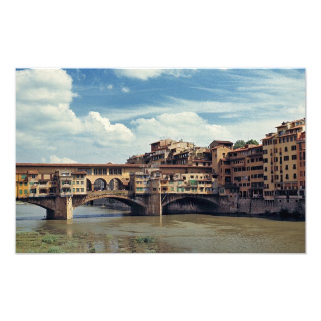 Foto Europa, Itália, Florença. A Ponte Vecchio (Frente)