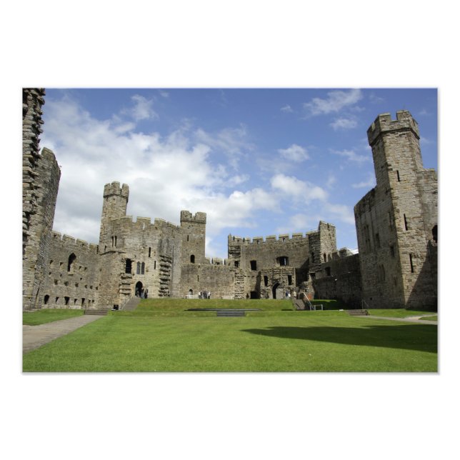 Foto Europa, País de Gales, Caernarfon. Castelo de Caer (Frente)
