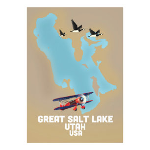 Foto Excelente Salt Lake, Poster de viagens de Utah