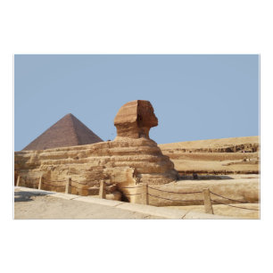 Foto Excelente Sphinx no planalto de Giza. Egito, 20 de
