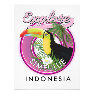 Foto Explore o logotipo da Indonésia Simeulue.