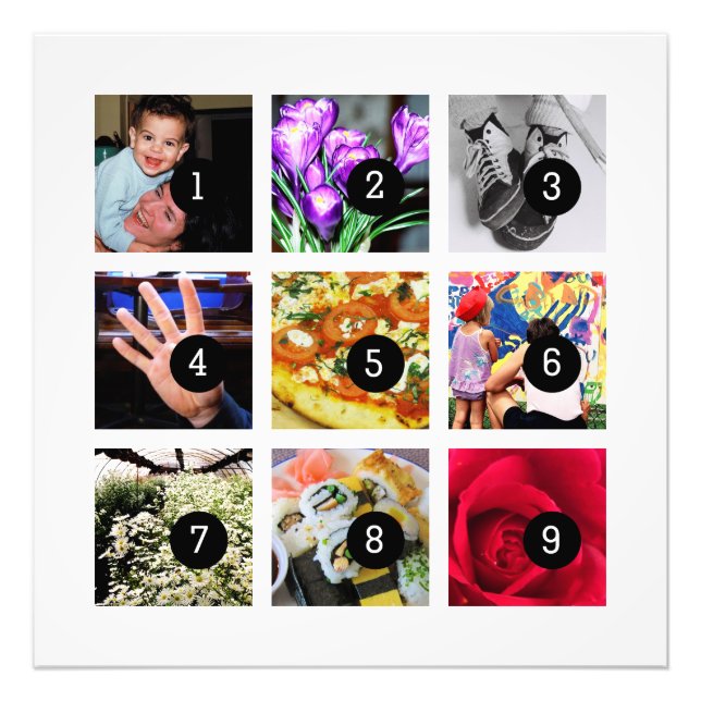 Foto Faça facilmente sua própria arte fotográfica com 9 (Frente)