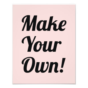 Foto Faça seu próprio costume impresso