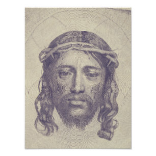 Foto Face de Cristo no Véu de Santa Verônica Sagrada Fa