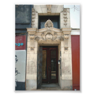 Foto Fachada decorativa na construção velha no búfal
