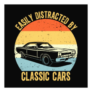 Foto Facilmente Distraído Por Carros Clássicos