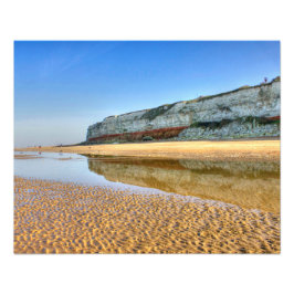 Foto Falésias de Hunstanton Refletidas na Maré Baixa, N