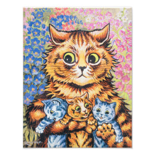 Foto Família Cat   Louis Wain  