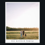 Foto Família de máquinas de escrever modernas minimalis<br><div class="desc">Essa design minimalista e moderna permite que você adicione seu próprio texto de fotografia e máquina de escrever. O impressão perfeito e simples para a sua casa,  uma forma excelente de celebrar a sua família.</div>