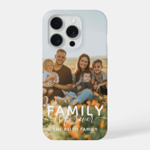 Foto Família é para Sempre Caligrafia Script