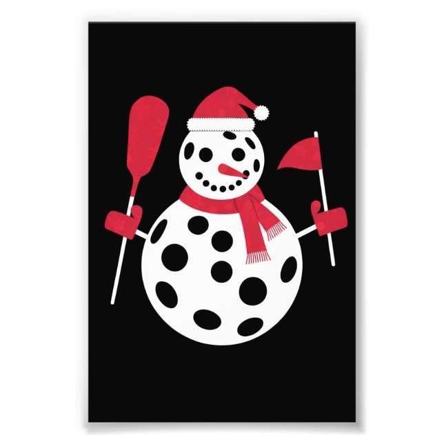 Foto Família Santa Hat Snowman Xmas Correspondendo à Pi (Frente)