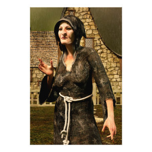 Foto Fantasia de Bruxa Vila Medieval Halloween