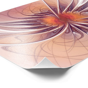 Foto Fantasia Floral, Abstrato Fractal Colorida.