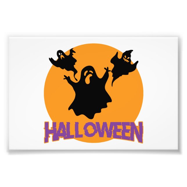 Foto fantasma de Halloween (Frente)