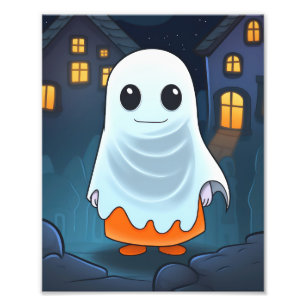 Foto Fantasmas Pumpkins Cute Halloween Ghost