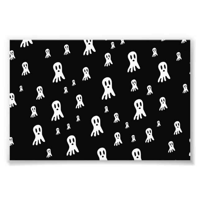 Foto Fantasmas Sombrios de Halloween  (Frente)