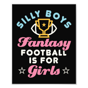 Foto Fantasy Football for Girls Engraçado FFL Women