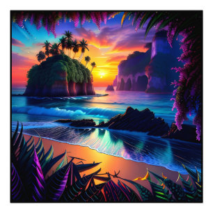 Foto Fantasy Tropical Beach Three