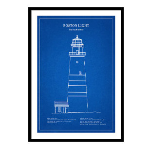 Foto Farol de Boston Light - Massachusetts - AD