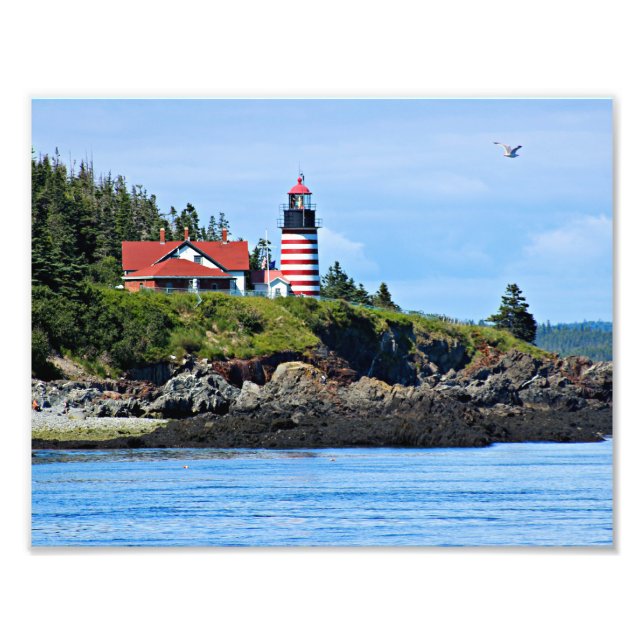 Foto Farol de Cabeça de Quoddy Ocidental, Maine (Frente)