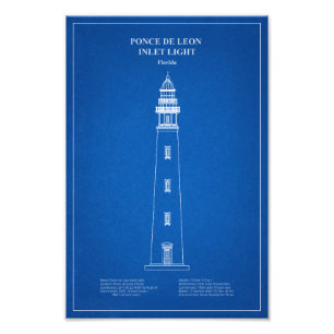 Foto Farol de entrada Ponce de Leon - Flórida - AD