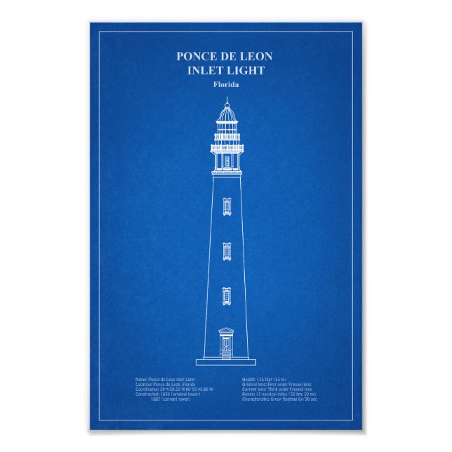 Foto Farol de entrada Ponce de Leon - Flórida - AD (Frente)