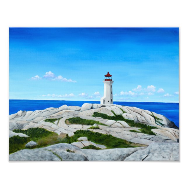 Foto Farol de Peggy's Cove Nova Scotia (Frente)