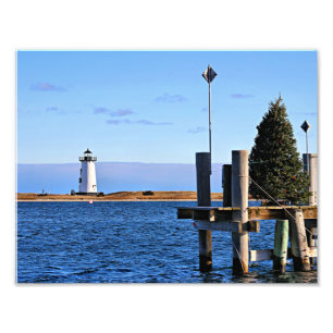 Foto Farol do porto de Edgartown, MÃES do Martha's
