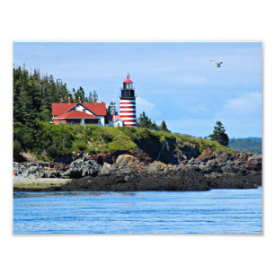 Foto Farol principal ocidental de Quoddy, Maine