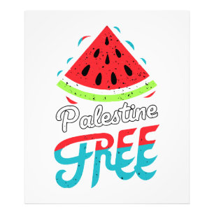 Foto Fatias Pacíficas Melancia Livre da Palestina - Apo
