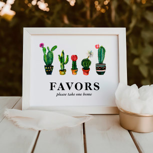 Foto Favor de Chá de Noiva Fiesta Cactus