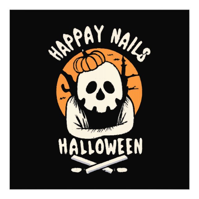 Foto Fazendo Unhas Bootiful Halloween  (Frente)