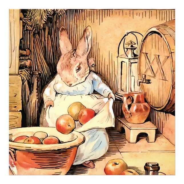 Foto "Fazer Apple Cider" por Beatrix Potter (Frente)