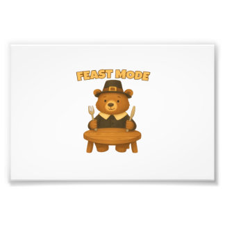 Foto Feast Mode Thankgiving Turkey - Cute Pilgrim Turke