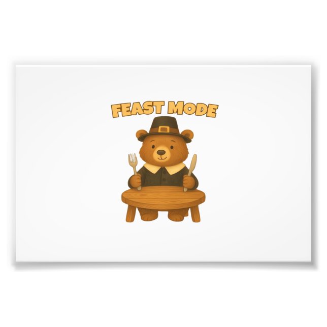 Foto Feast Mode Thankgiving Turkey - Cute Pilgrim Turke (Frente)