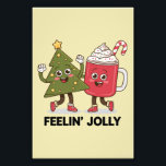 Foto Feelin Jolly Christmas Tree Coffee Lover Winter<br><div class="desc">Feelin Jolly Christmas Tree Coffee Lover Winter</div>