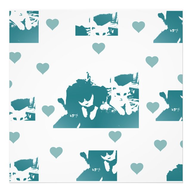 Foto Feline Friends. Adorable Kitten Duo. (Frente)