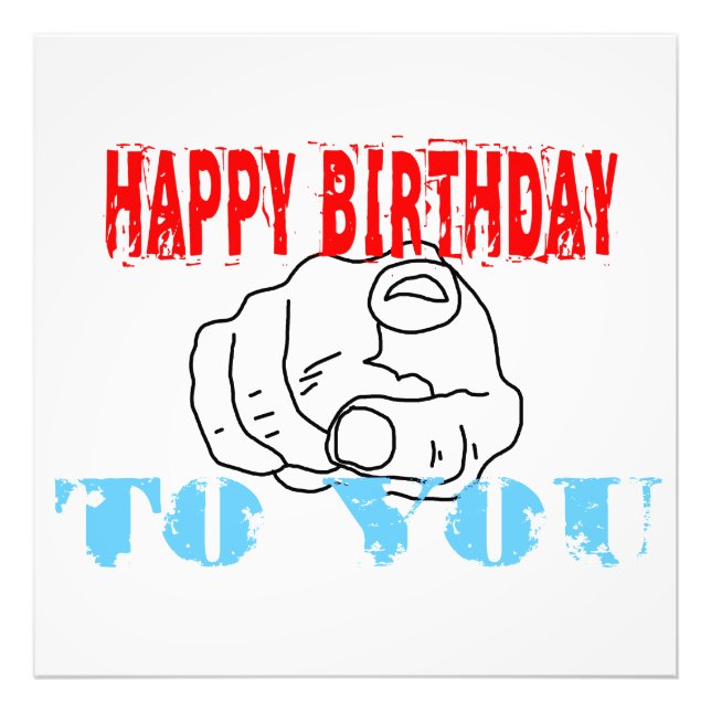 Foto Feliz Aniversário Para Você (Frente)