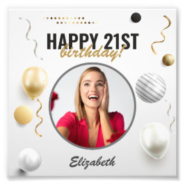 Foto Feliz Aniversário Personalizado Presente de Fotogr