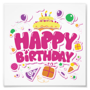 Foto Feliz Aniversário Poster